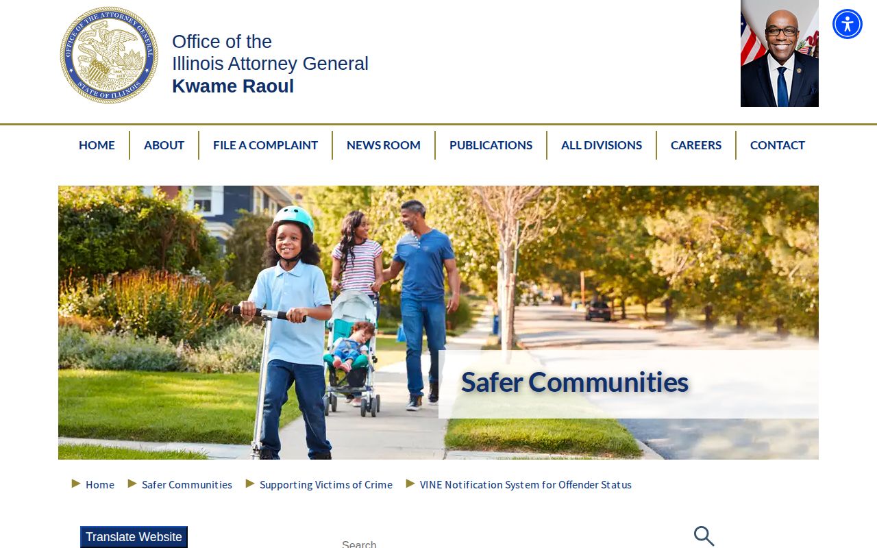 Illinois VINE Kankakee County custody notification information